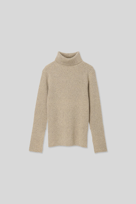 Melange yarn Knit_Gray