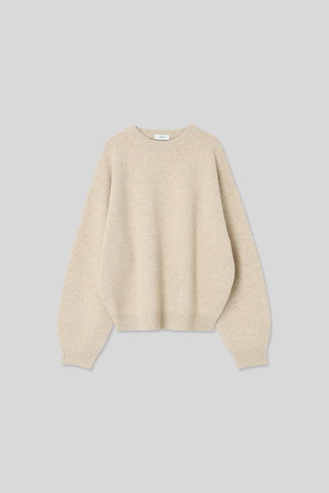 Lamb’s Wool Crew Neck Knit_Lime