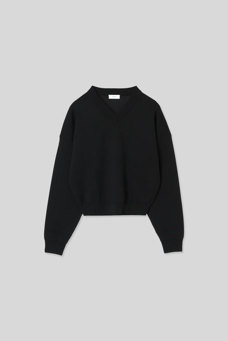 Double Face V Knit_Middle Gray