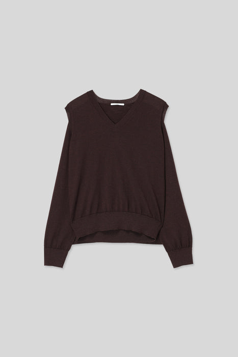 High gauge gimmick Knit_Charcoal Gray