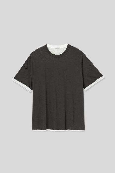 Cotton Cashmere T Shirt_Gray