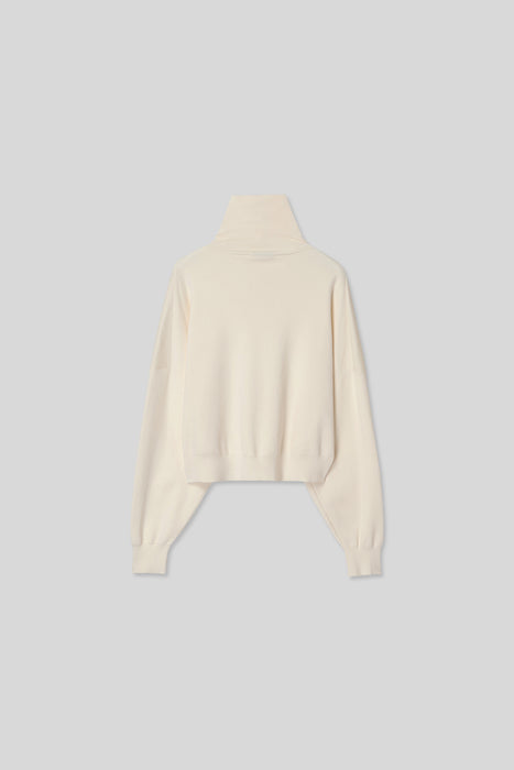 Wool Silk Cardigan_Off White