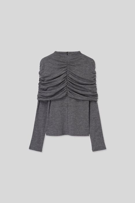 Super120's Wool Tops_Charcoal Gray