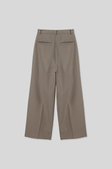 Dry Wool Trousers_Sand Beige