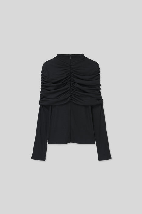Super120's Wool Tops_Black