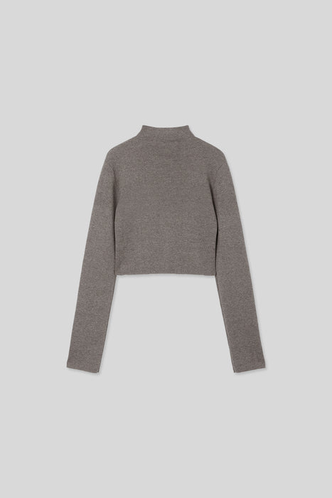 035(Size) Yak Brend Knit Cardigan_Brown