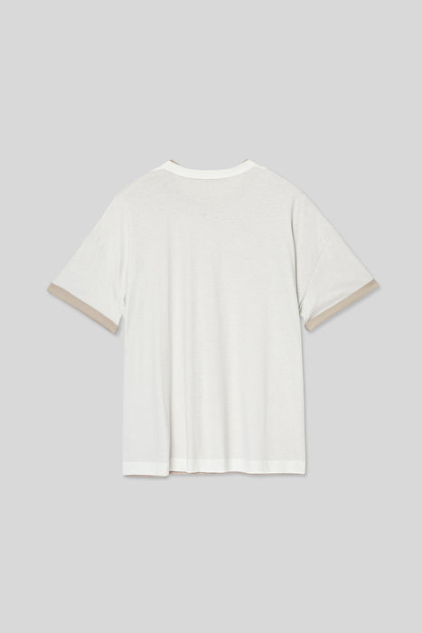 ★035 Cotton Cashmere T Shirt_Gray