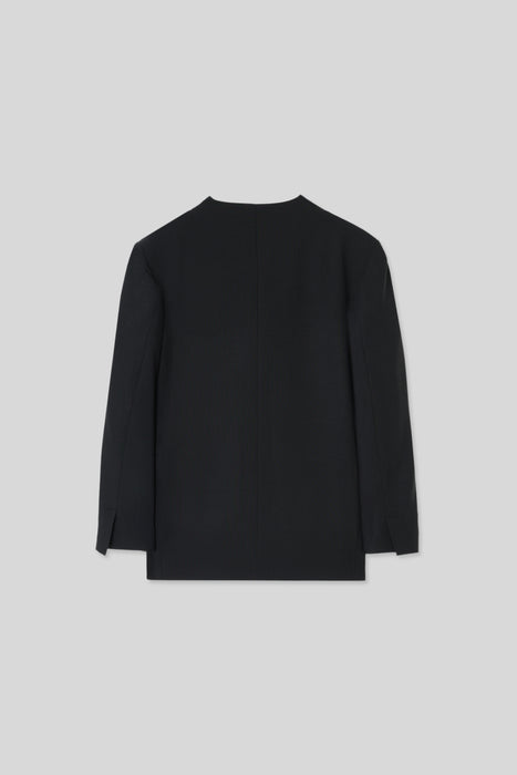 ※035 Double-Weave Jacket_Middle Gray