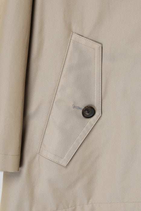 Chambray Trench Over Coat_Beige
