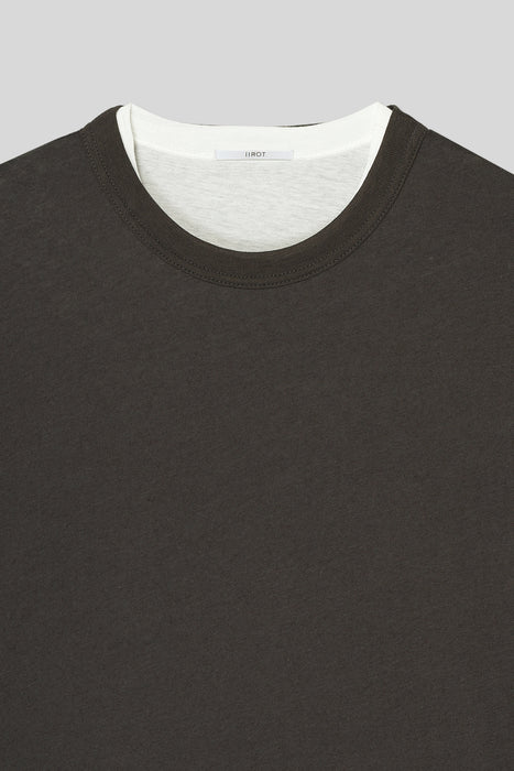 Cotton Cashmere T Shirt_Gray