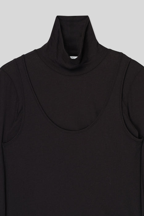 Cotton Cashmere Tops_Black