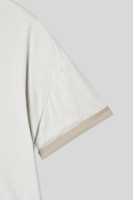 ★035 Cotton Cashmere T Shirt_Gray
