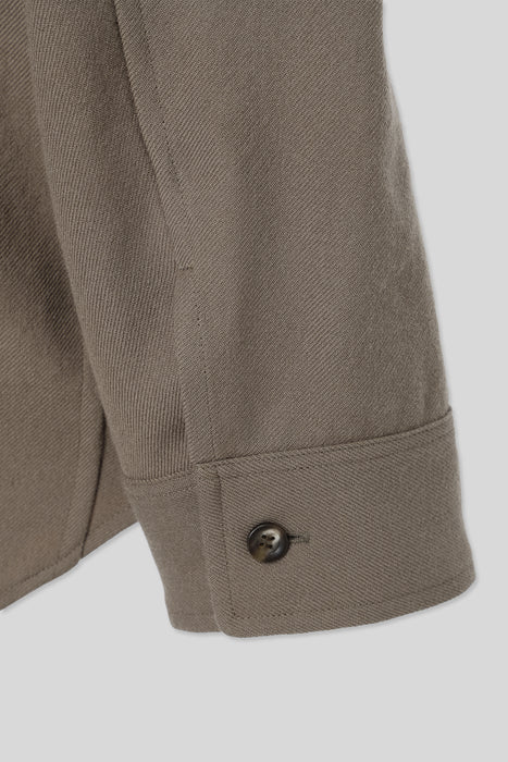 Dry Wool Shirts_Sand Beige
