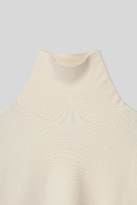 ＊Wool Silk Turtleneck Knit_Mocha