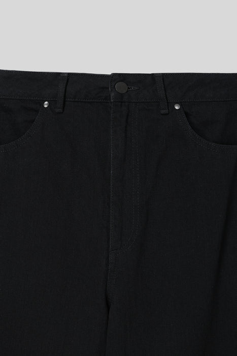 ★035 Straight Jeans_Black