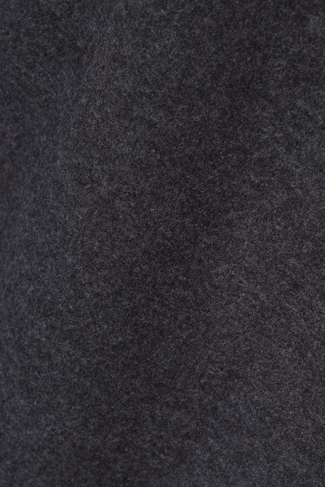 Wool Jersey Pencil Skirt_Charcoal Gray