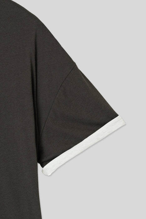 Cotton Cashmere T Shirt_Gray