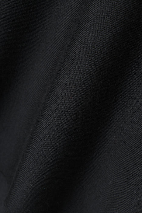 Wool Silk Turtle Knit_Black