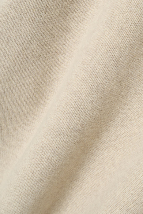 Lamb’s Wool Crew Neck Knit_Beige