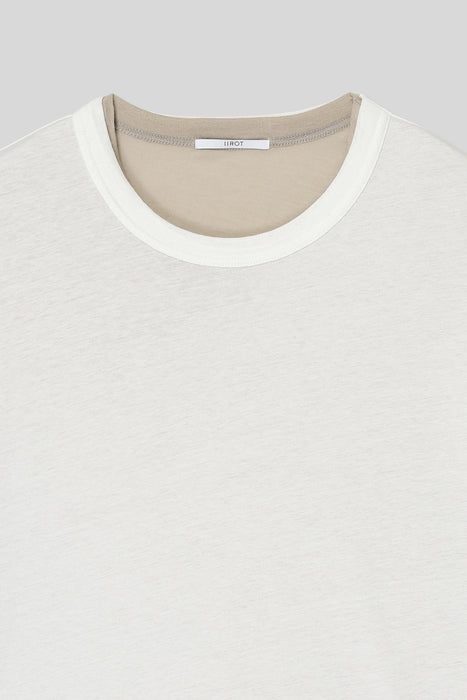 ★035 Cotton Cashmere T Shirt_Gray