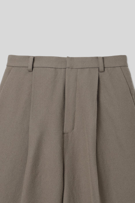 Dry Wool Trousers_Sand Beige