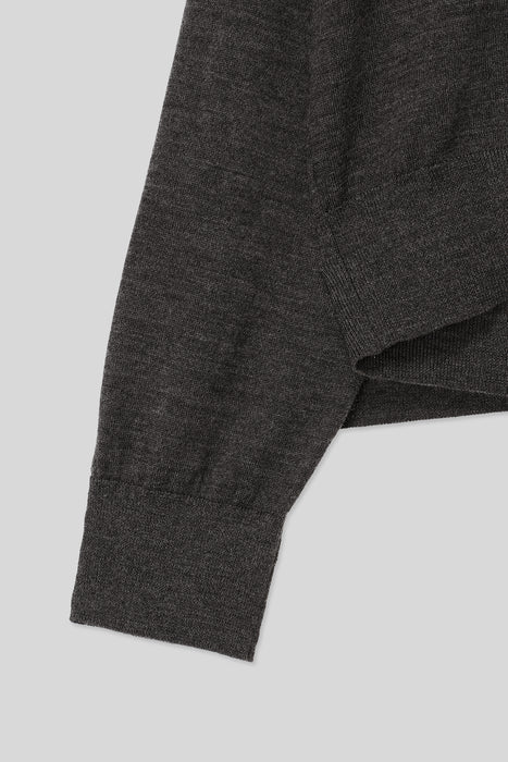 High gauge gimmick Knit_Charcoal Gray