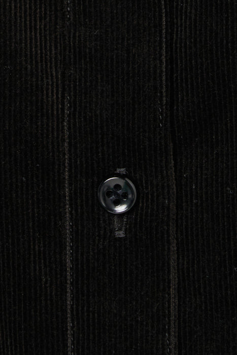 FinxCotton Corduroy Shirt_Black