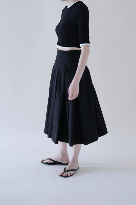 Pleated Skirt_Black– IIROT