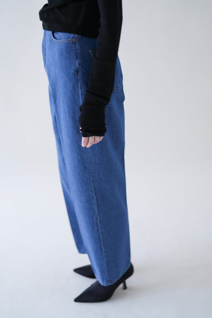 IIROT イロット IND Tapered Jeans 24股上32cm