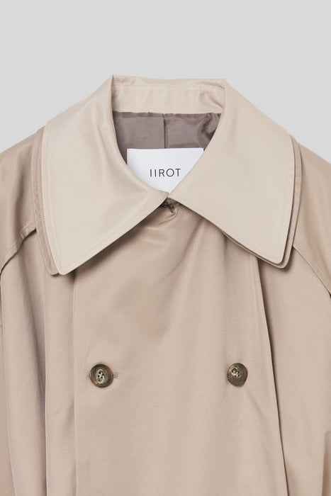 High count cotton Trench coat