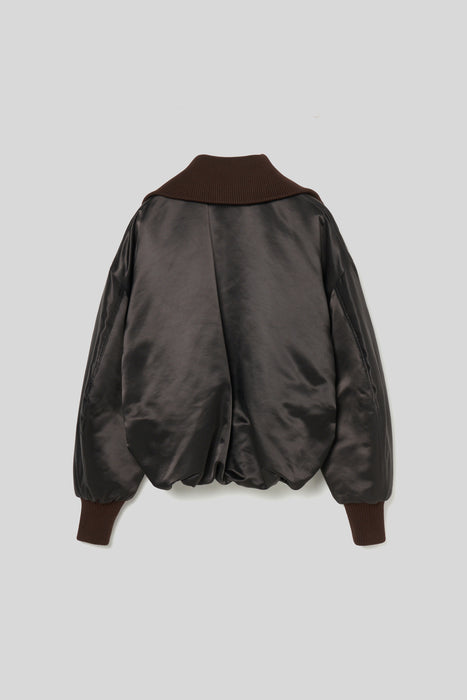 Cotton satin bomber Jacket