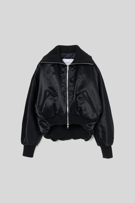 Cotton satin bomber Jacket