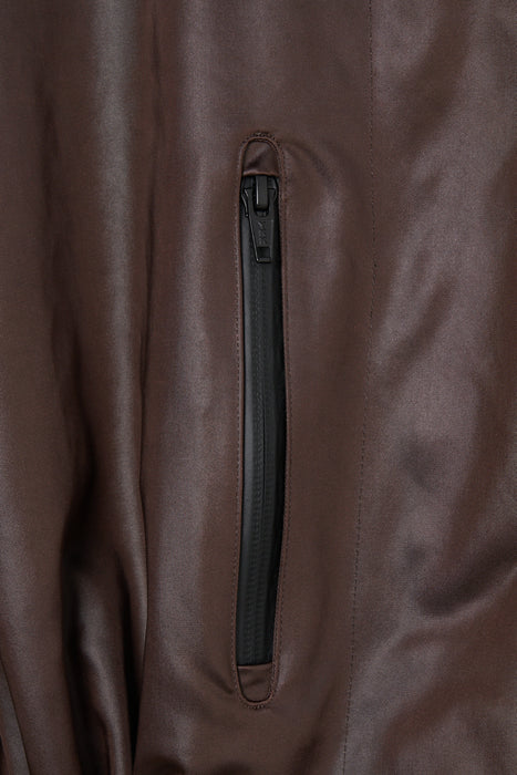 Leather touch tech Coat