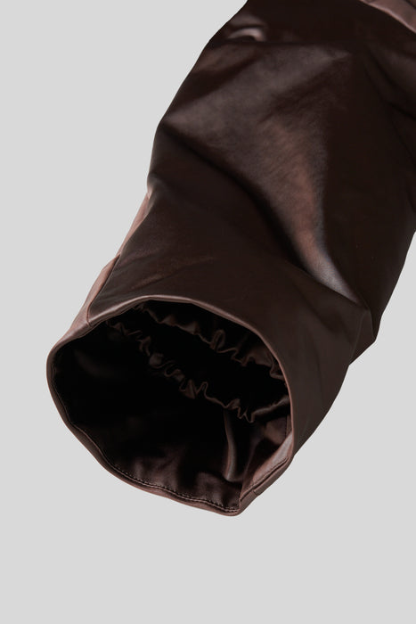 Leather touch tech Coat