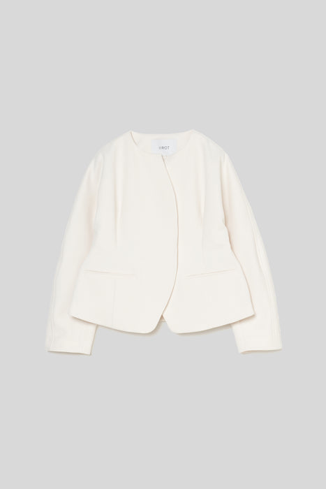 Triple Twill Jacket_Ivory