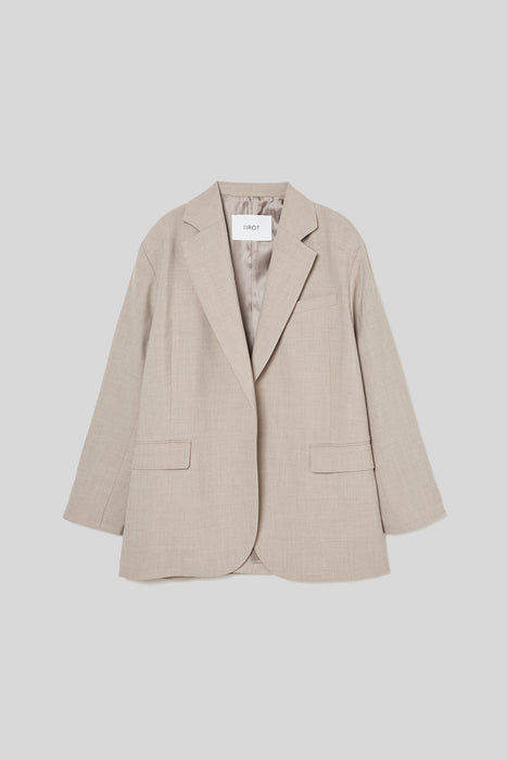 Plane weave Jacket_Beige