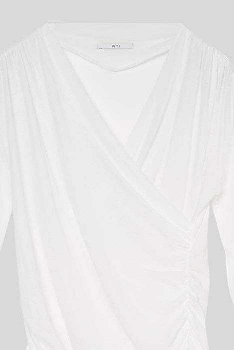 Sheer Crossover Top_White