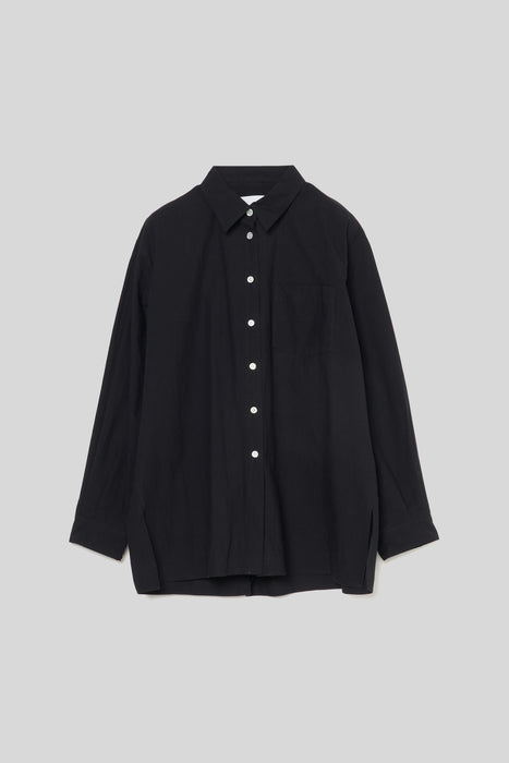 Cotton Broad Shirts_Black