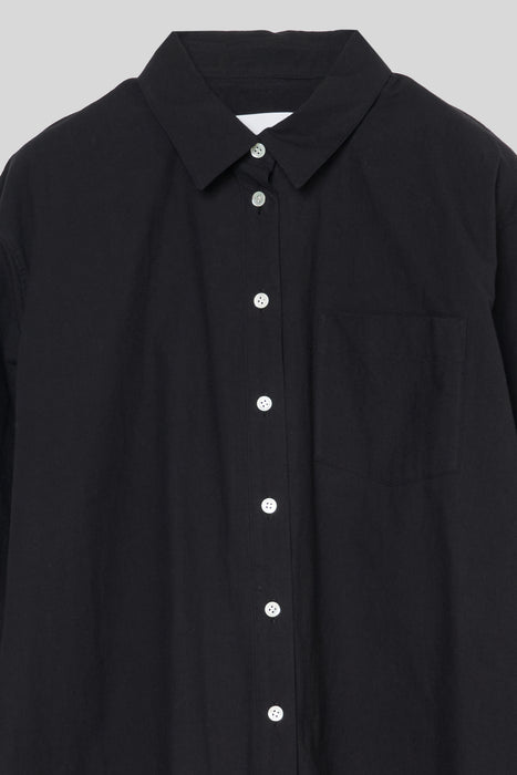 Cotton Broad Shirts_Black