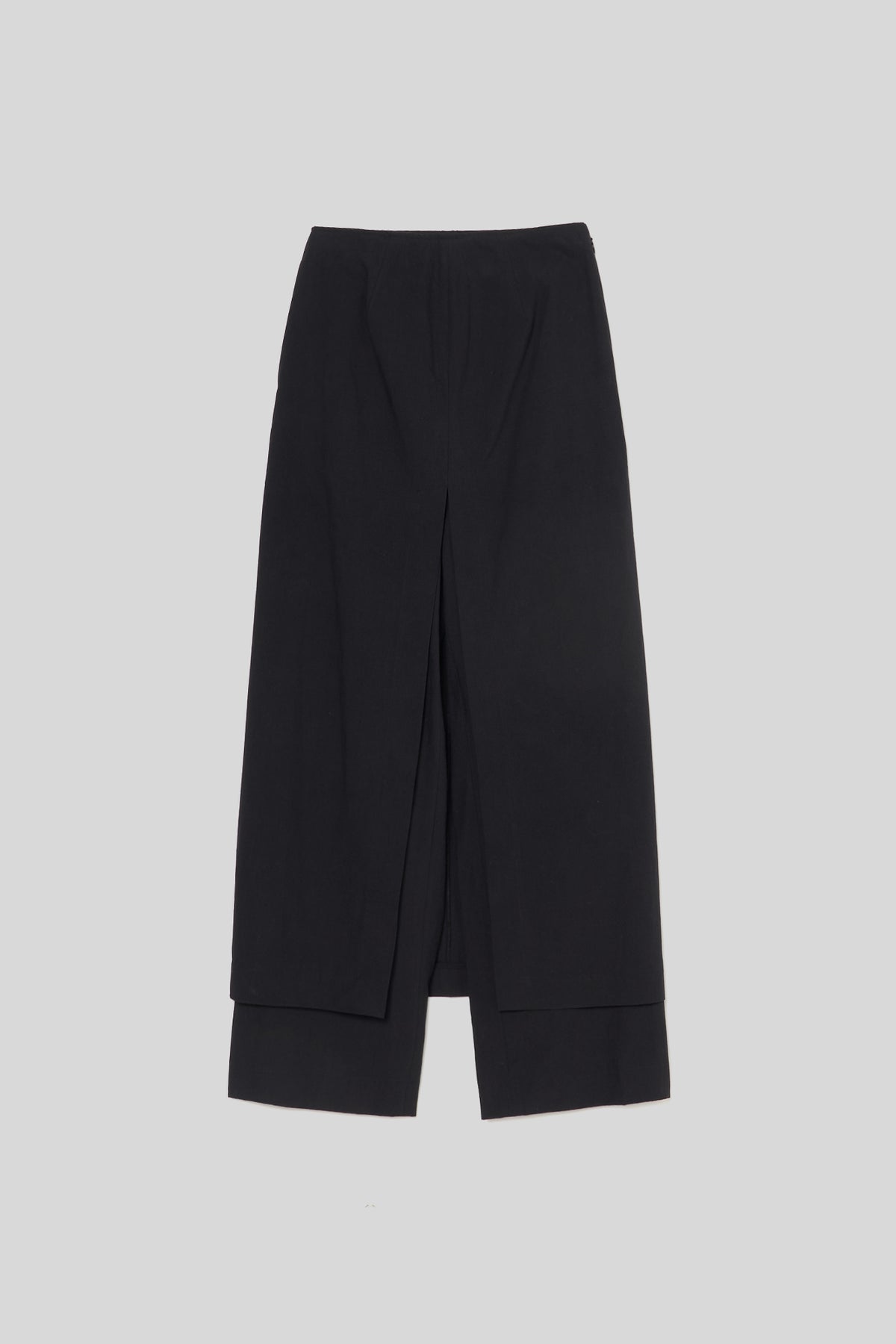 イロットIIROT Cotton Broad Layer Cotton Broad Layer Trousers_Black– IIROT