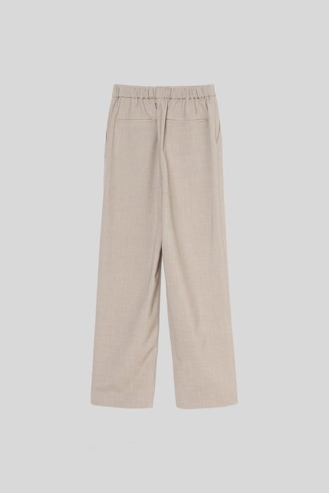 Plane weave Trouser_Beige