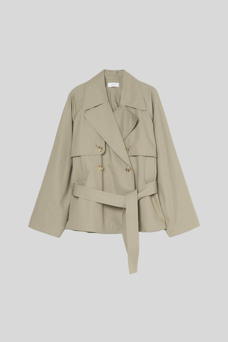 Rich weather Trench Coat_Khaki