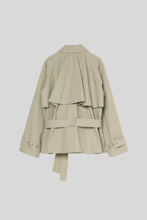 Rich weather Trench Coat_Khaki