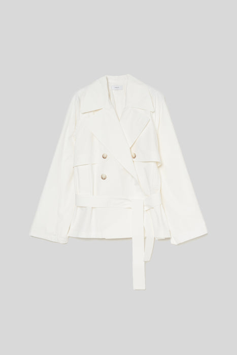 Rich weather Trench Coat_White