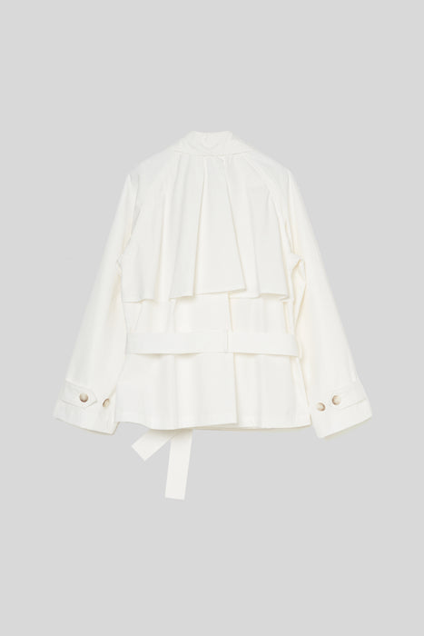 Rich weather Trench Coat_White