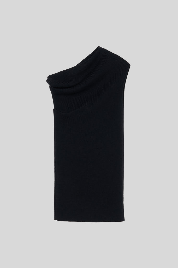 One Shoulder Knit_Black– IIROT