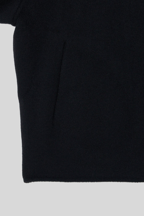 Extra fine Merino Wool Coat_Black