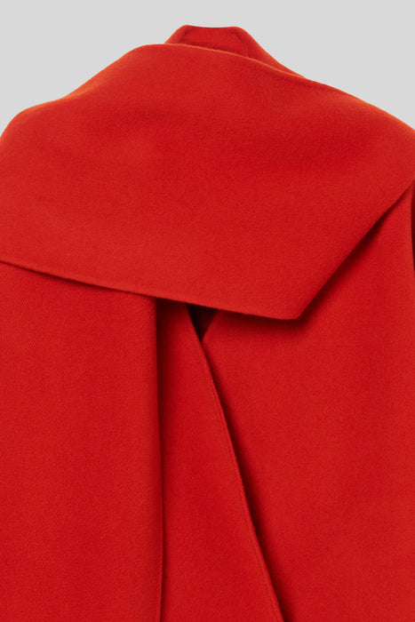 Extra fine Merino Wool Coat_Red