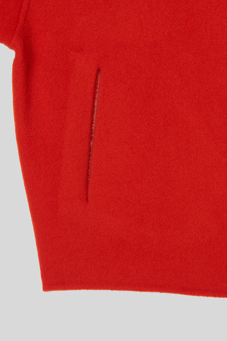 Extra fine Merino Wool Coat_Red