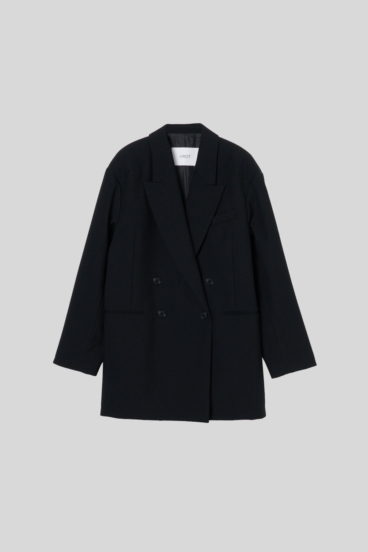 Wool Serge Jacket_Black– IIROT